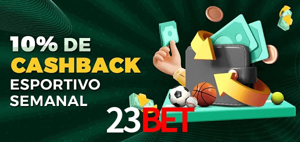 10% de bônus de cashback na 23bet